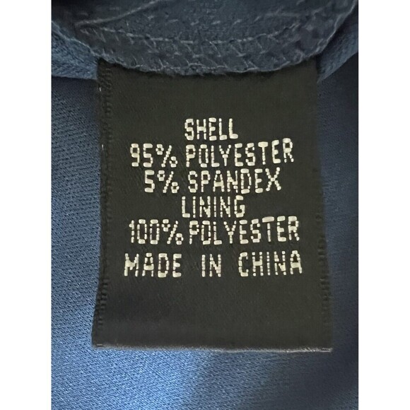 ADRIANNA PAPELL Beaded Shealth Dress Women 4 Blue Ruched 3/4 Sleeve Cocktail NEW - Picture 12 of 16